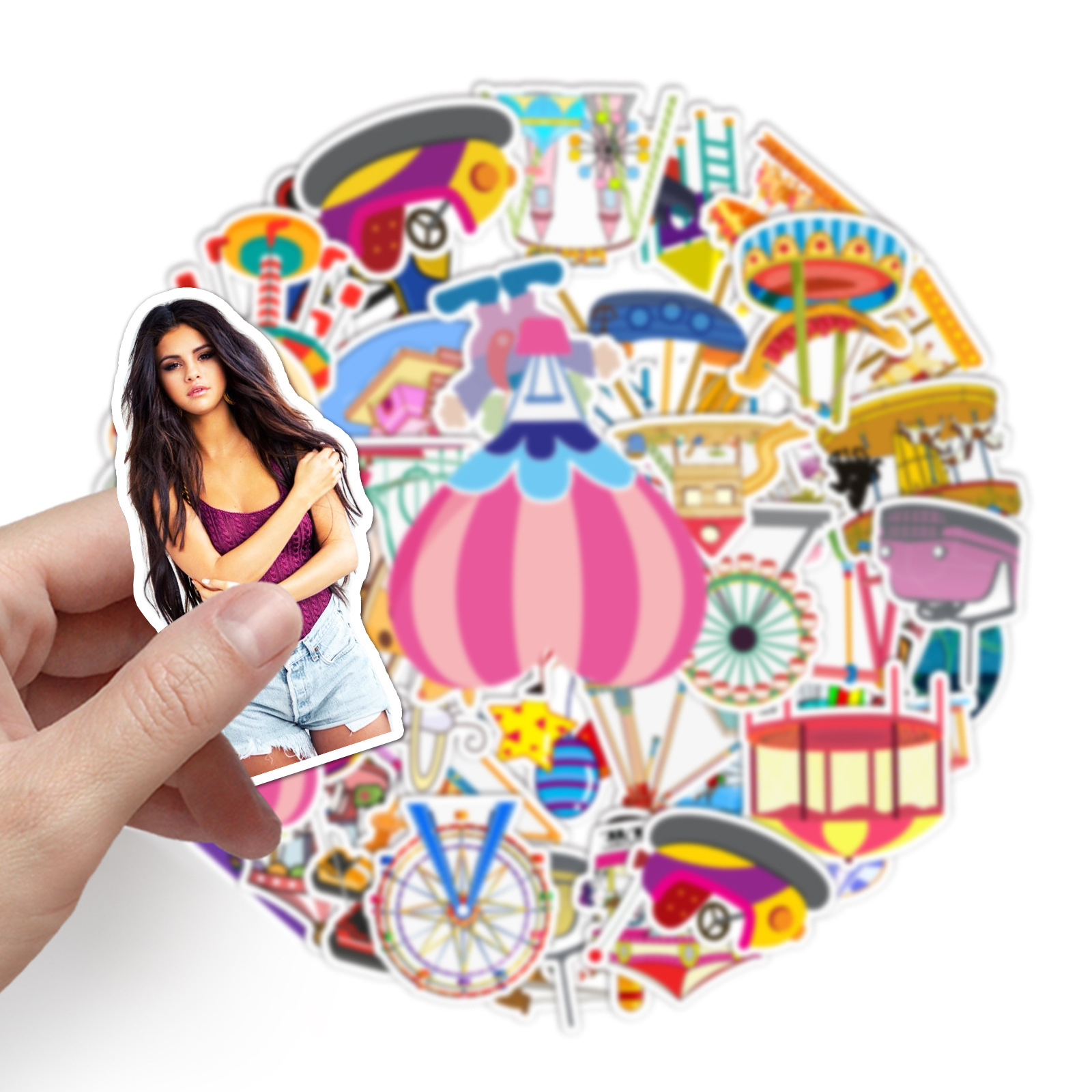 10/30/50pcs  Selena Gomez  Sta - Kids Toys Scooter ulasan dan harga