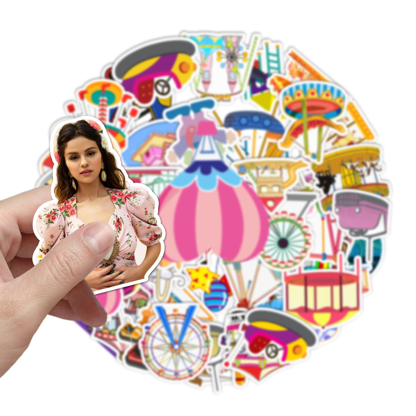 10/30/50pcs  Selena Gomez  Sta - Kids Toys Scooter ulasan dan harga