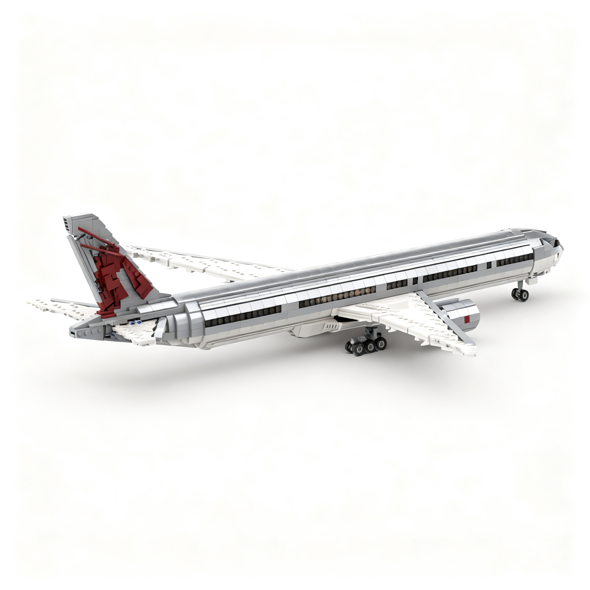 2171pcs MOC Boeing 300ER Qatar - Kids Toys Qatar ulasan dan harga