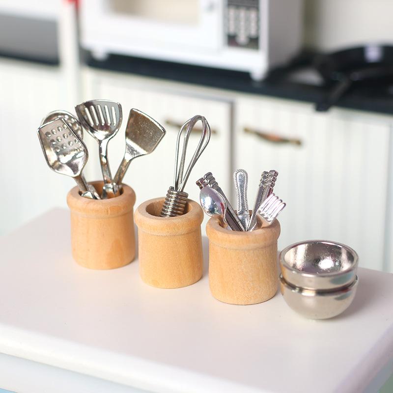 Miniature Kitchen Utensils Set - Play Kitchen Set ulasan dan harga