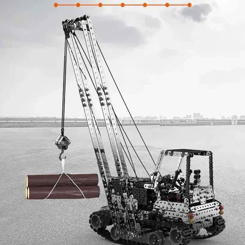 DIY Metal RC Crane Electric Ho - Kids Toys Vehicle ulasan dan harga