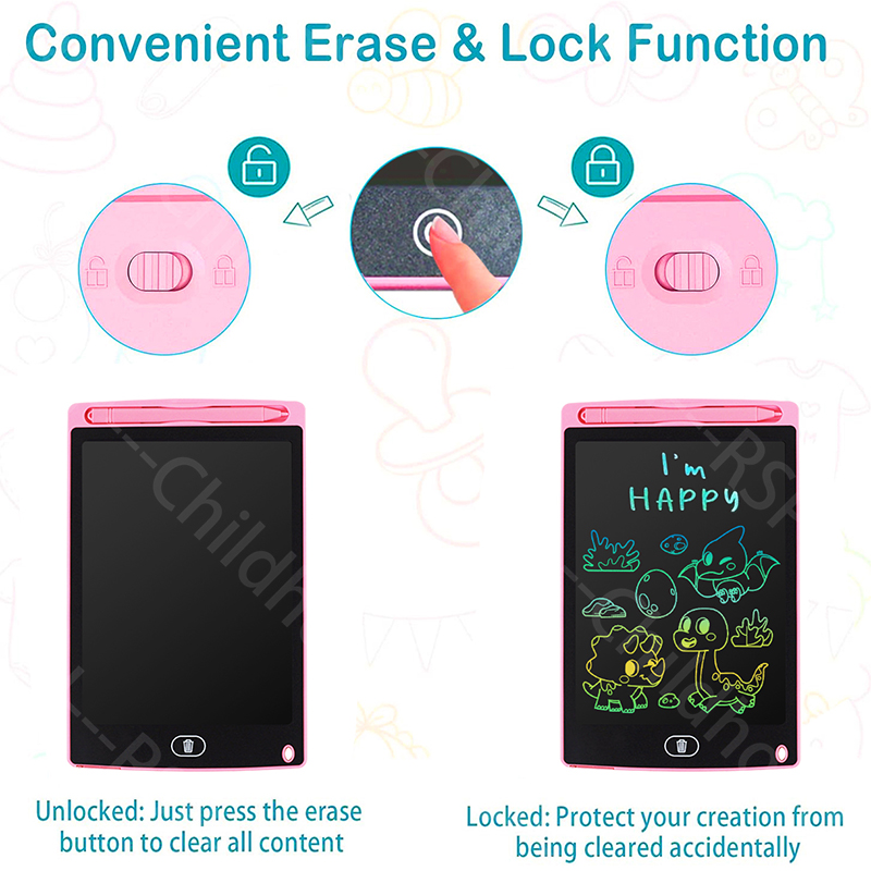 LCD Writing Tablet for Kids, 8 - Learning Tablet Kids ulasan dan harga