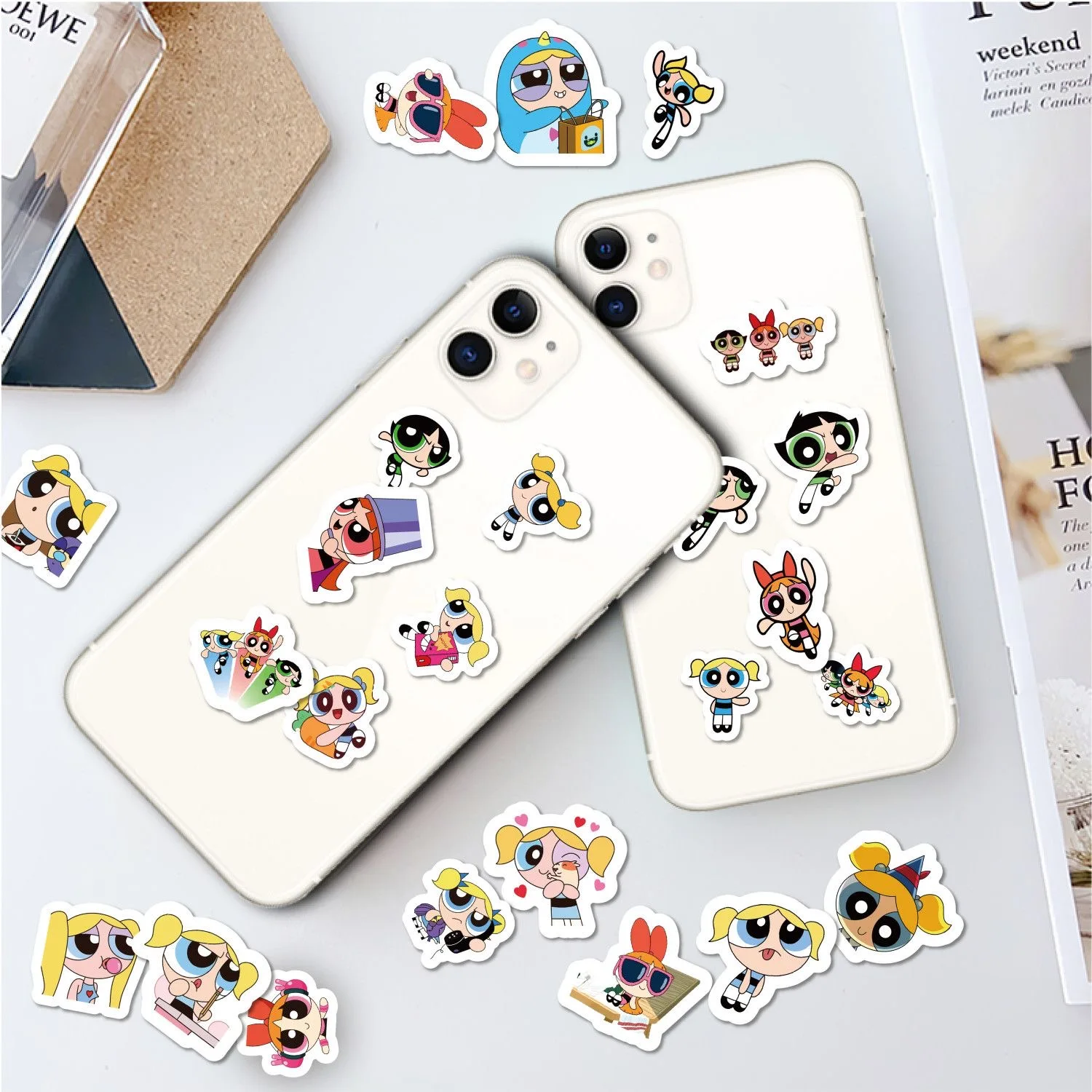100pcs Powerpuff Girls Sticker - Kids Toys Bag ulasan dan harga