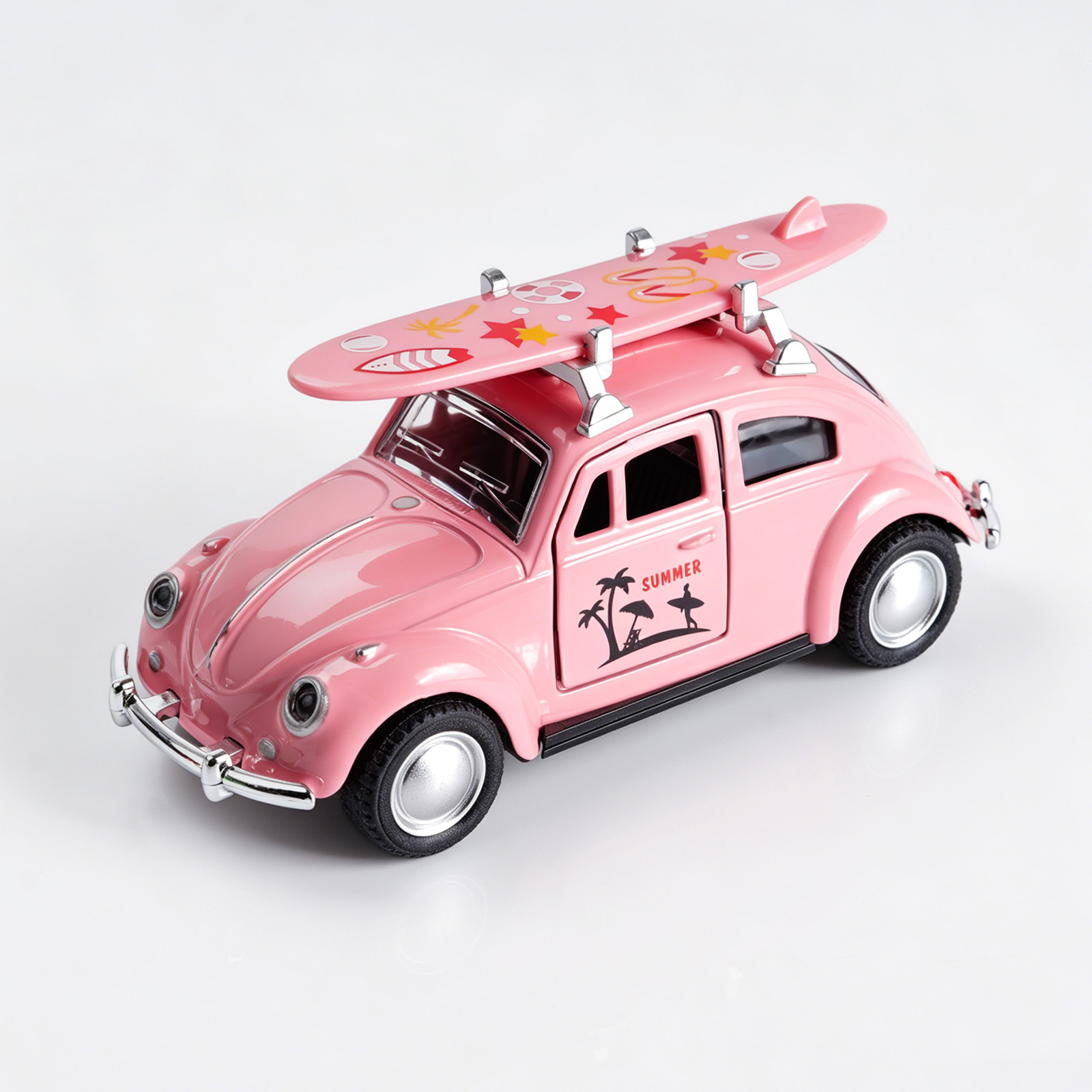 1:36 Pink Volkswagen Beetle Di - Kids Toys Cars ulasan dan harga