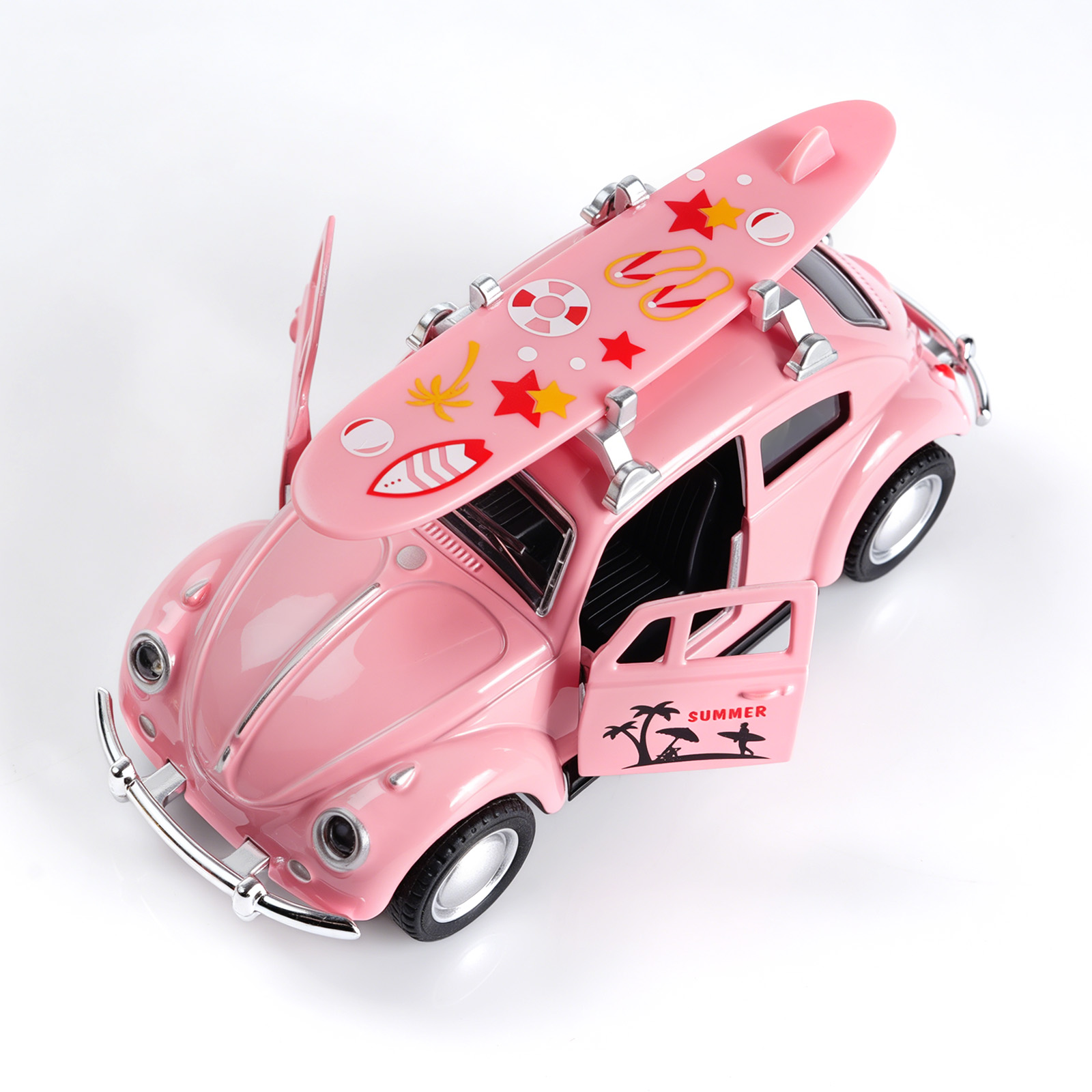 1:36 Pink Volkswagen Beetle Di - Kids Toys Cars ulasan dan harga
