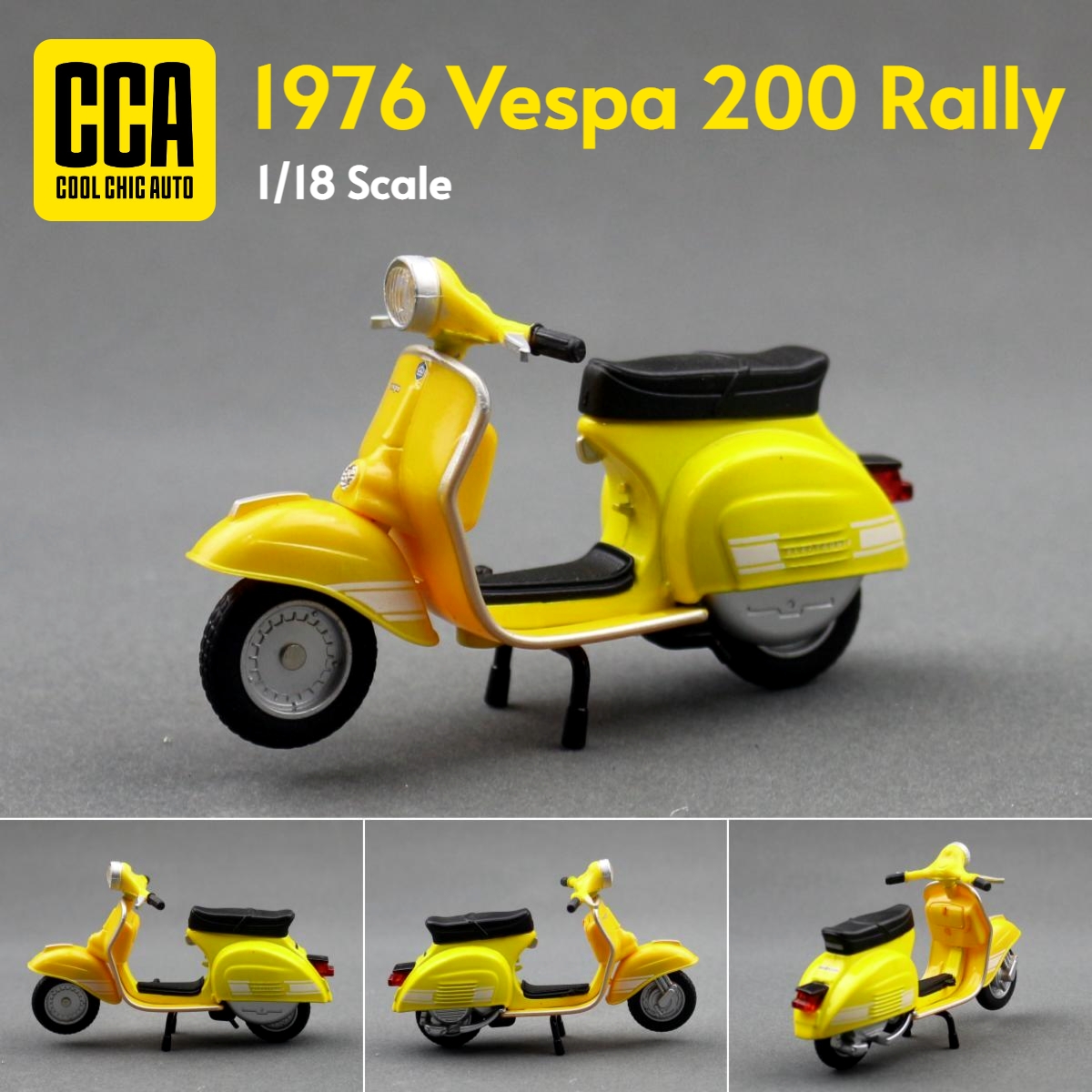 1/18 Vespa 200 Rally Electric  - Kids Toys Scooter ulasan dan harga