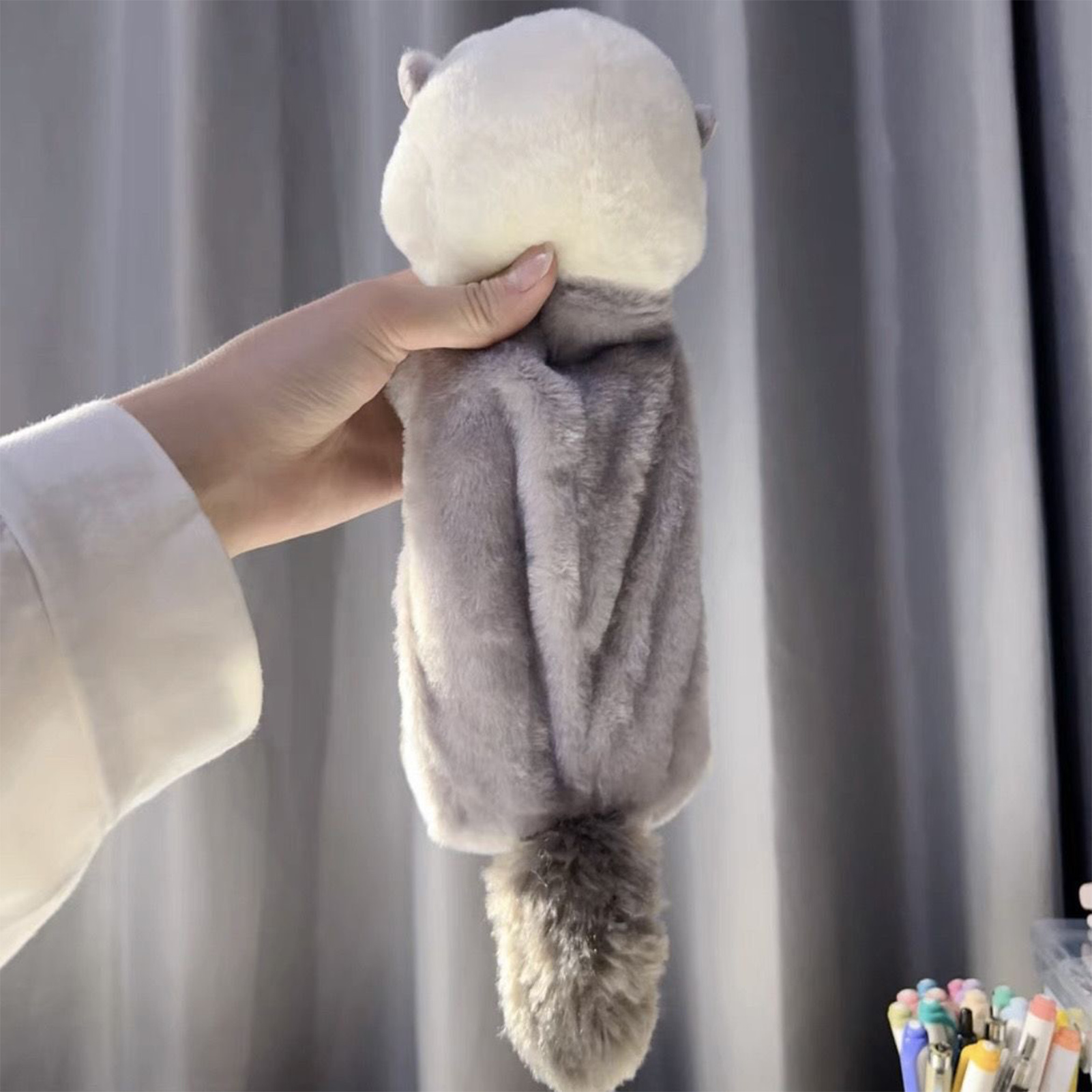 Creative Plush Toy Pencil Case - Kids Toys Bag ulasan dan harga