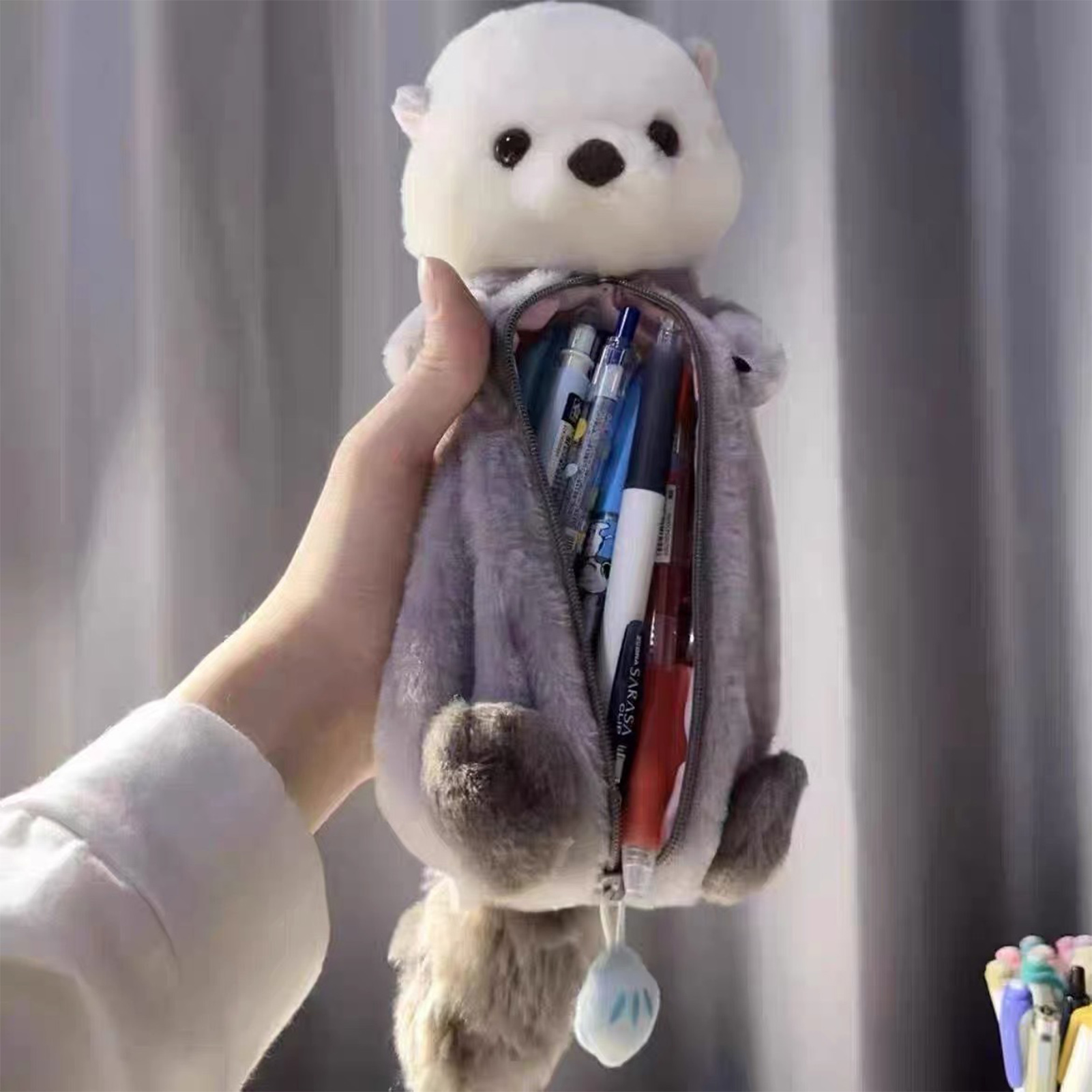 Creative Plush Toy Pencil Case - Kids Toys Bag ulasan dan harga