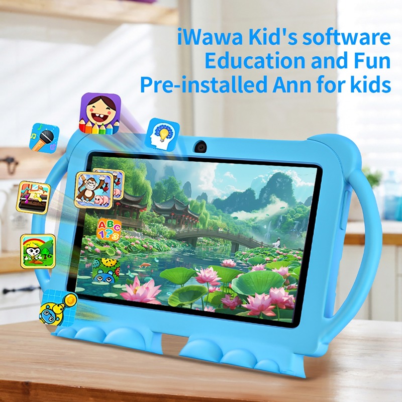 7 Inch Kids Tablet with Cartoo - Learning Tablet Kids ulasan dan harga