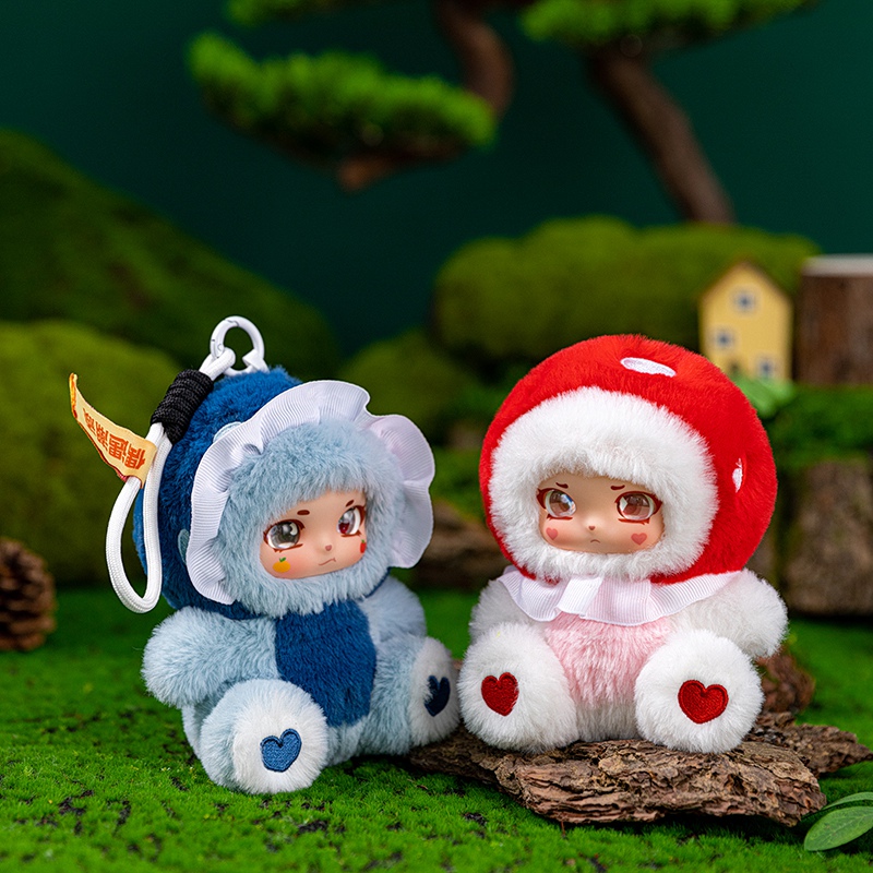 14cm Mushroom Girl Vinyl Plush - Kids Toys Bag ulasan dan harga