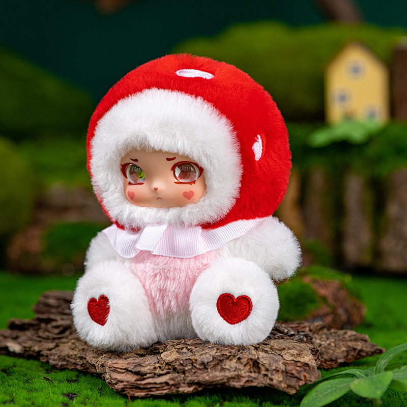 14cm Mushroom Girl Vinyl Plush - Kids Toys Bag ulasan dan harga