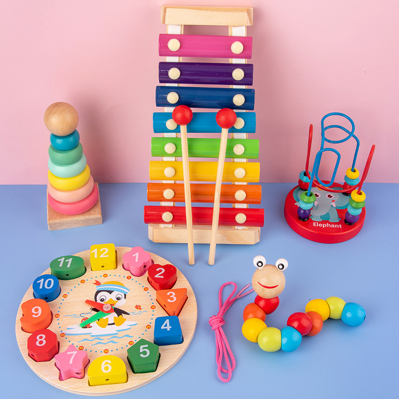 Montessori Baby Toys Kids 3D W - Kids Toys 2 Year Old ulasan dan harga