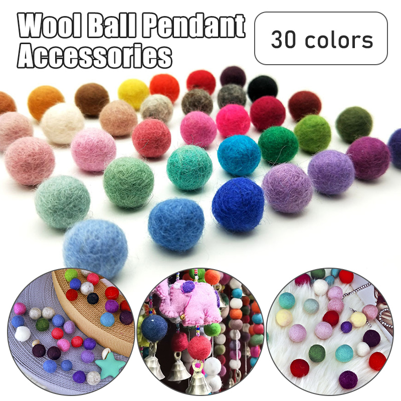 10/30pcs 2cm Wool Felt Balls R - Kids Toys In Wholesale ulasan dan harga