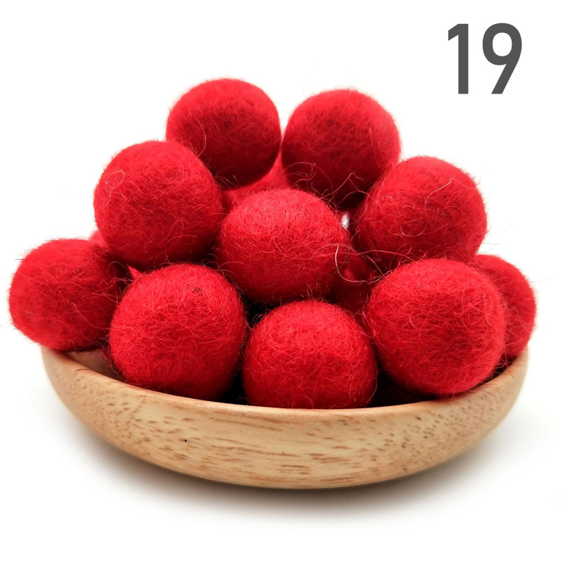 10/30pcs 2cm Wool Felt Balls R - Kids Toys In Wholesale ulasan dan harga