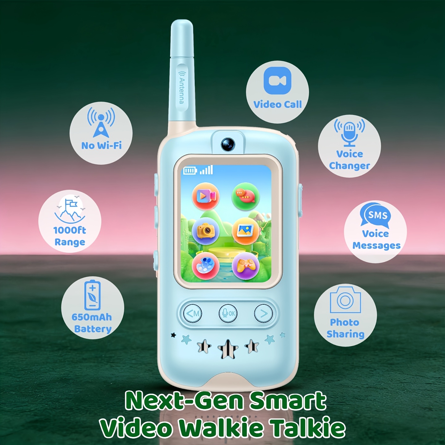 Video Walkie Talkie Gift Set 2 - Toys For Kids Video ulasan dan harga