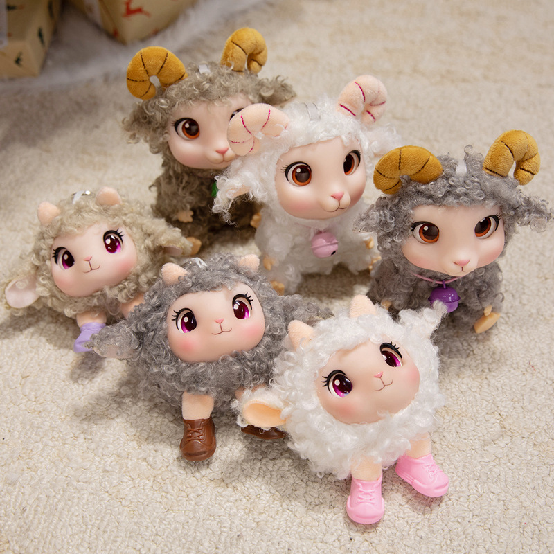 Kawaii Lamb Plush Toy Soft Vin - Kids Toys Animal ulasan dan harga