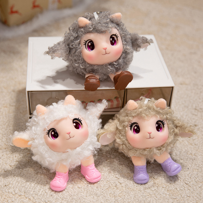 Kawaii Lamb Plush Toy Soft Vin - Kids Toys Animal ulasan dan harga