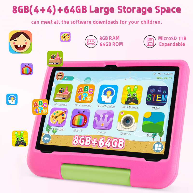 Paitanry 10.1 Inch Android 15  - Learning Tablet Kids ulasan dan harga