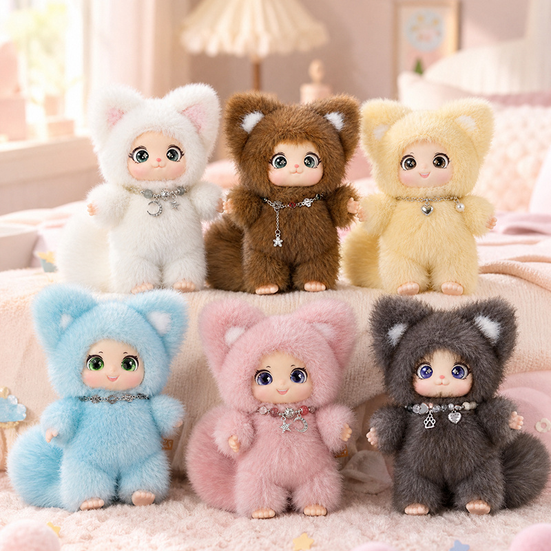 18cm New Cute Family Fox Plush - Kids Toys Animal ulasan dan harga
