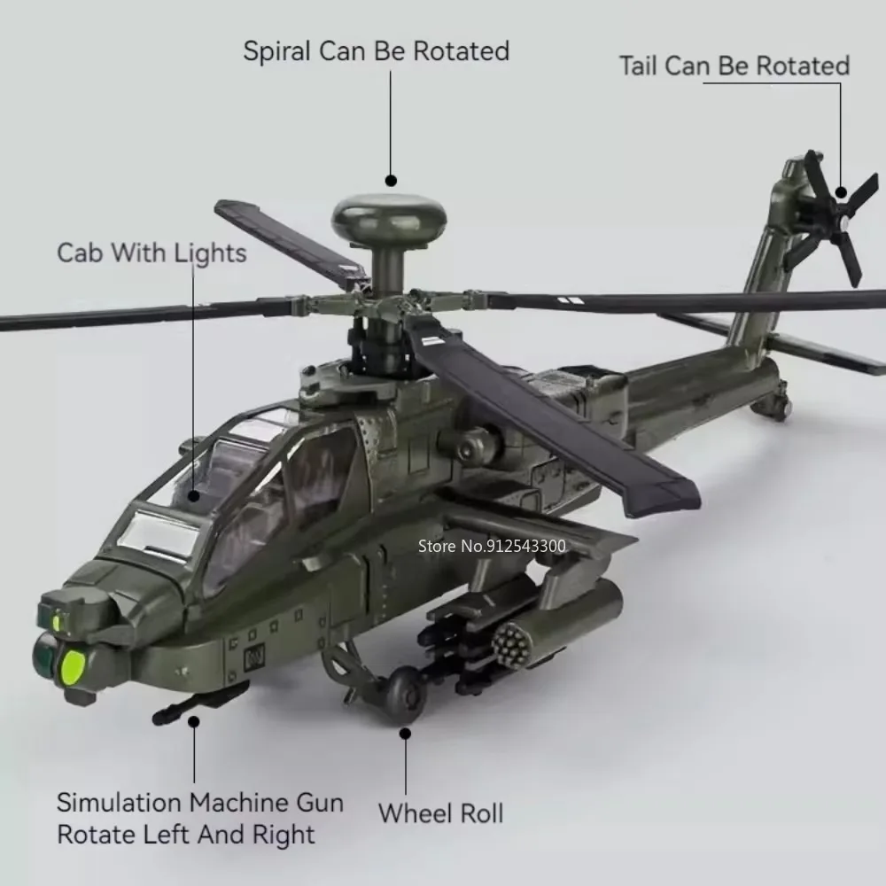 1:32 Scale AH-64 Airplane Mode - Kids Toys Vehicle ulasan dan harga