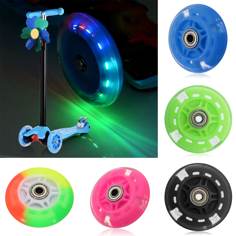LED Flash- Scooter Wheel Flash - Kids Toys Scooter ulasan dan harga