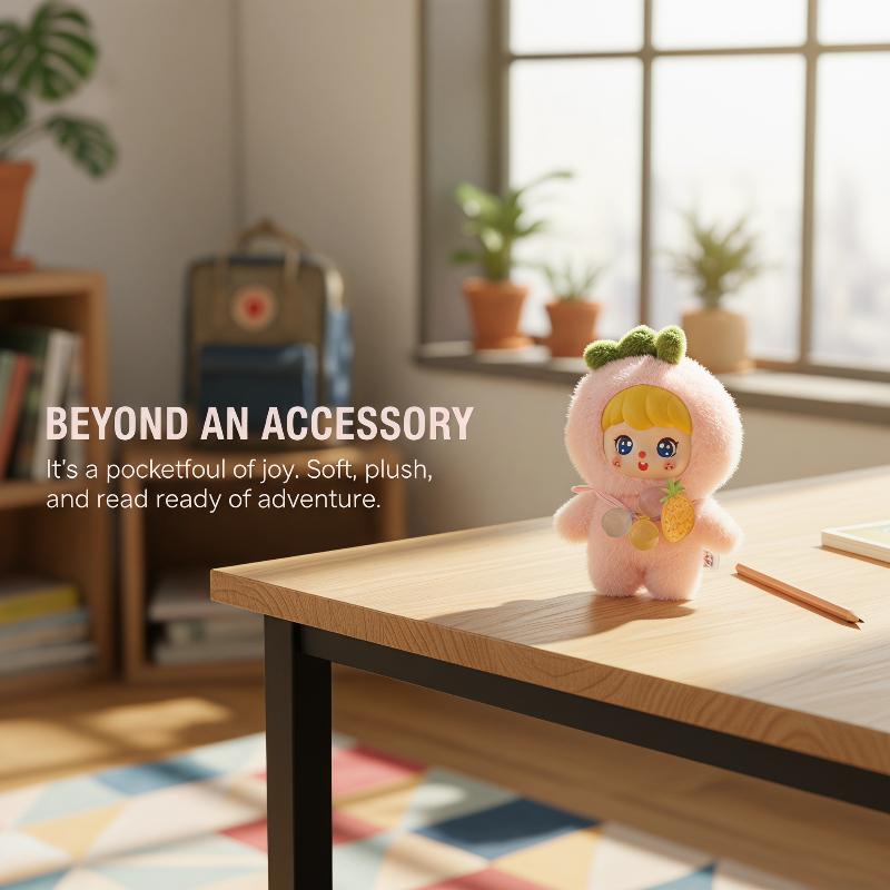 Cute Fruit Plush Doll Keychain - Kids Toys Bag ulasan dan harga