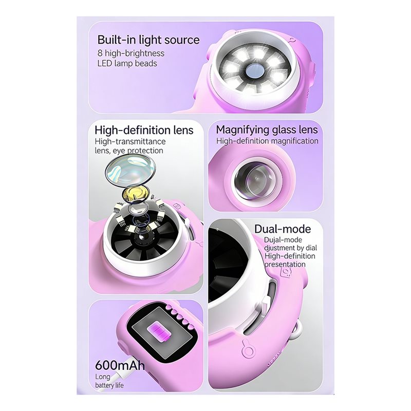 FBIL-2 In 1 Microscope For Kid - Toys For Kids Video ulasan dan harga