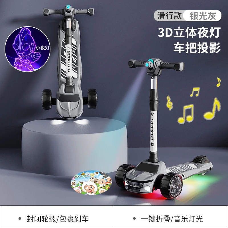 3 in 1 Kids Scooter with Seat  - Kids Toys Scooter ulasan dan harga