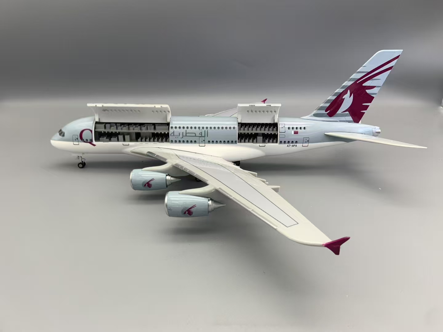 NEW A380 Qatar Airways Model P - Kids Toys Qatar ulasan dan harga