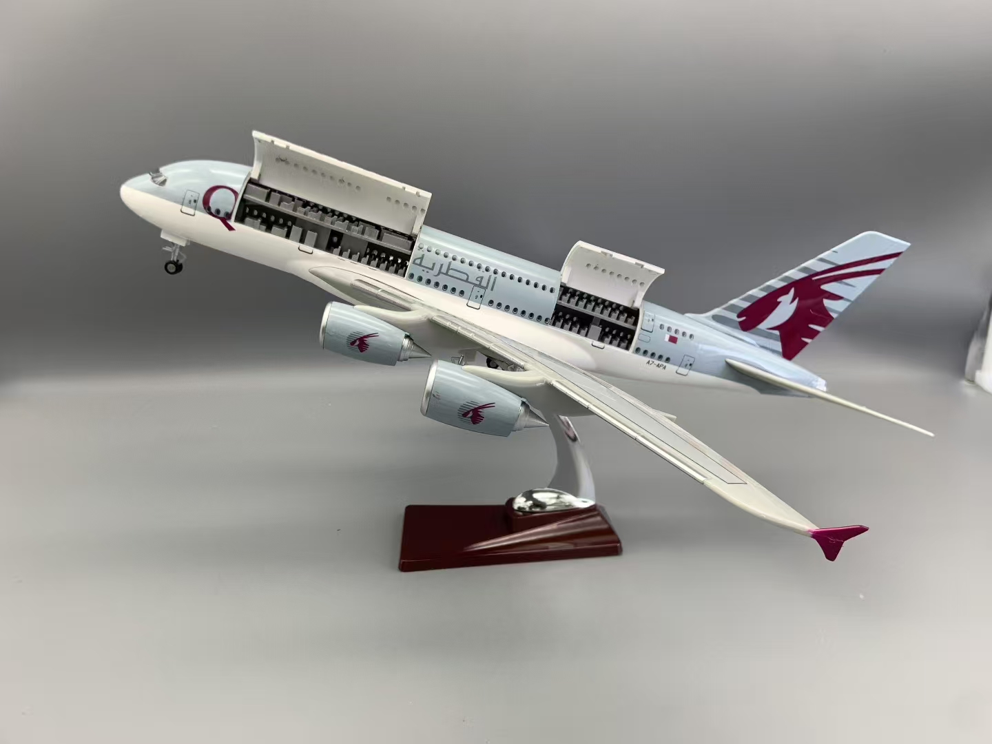 NEW A380 Qatar Airways Model P - Kids Toys Qatar ulasan dan harga