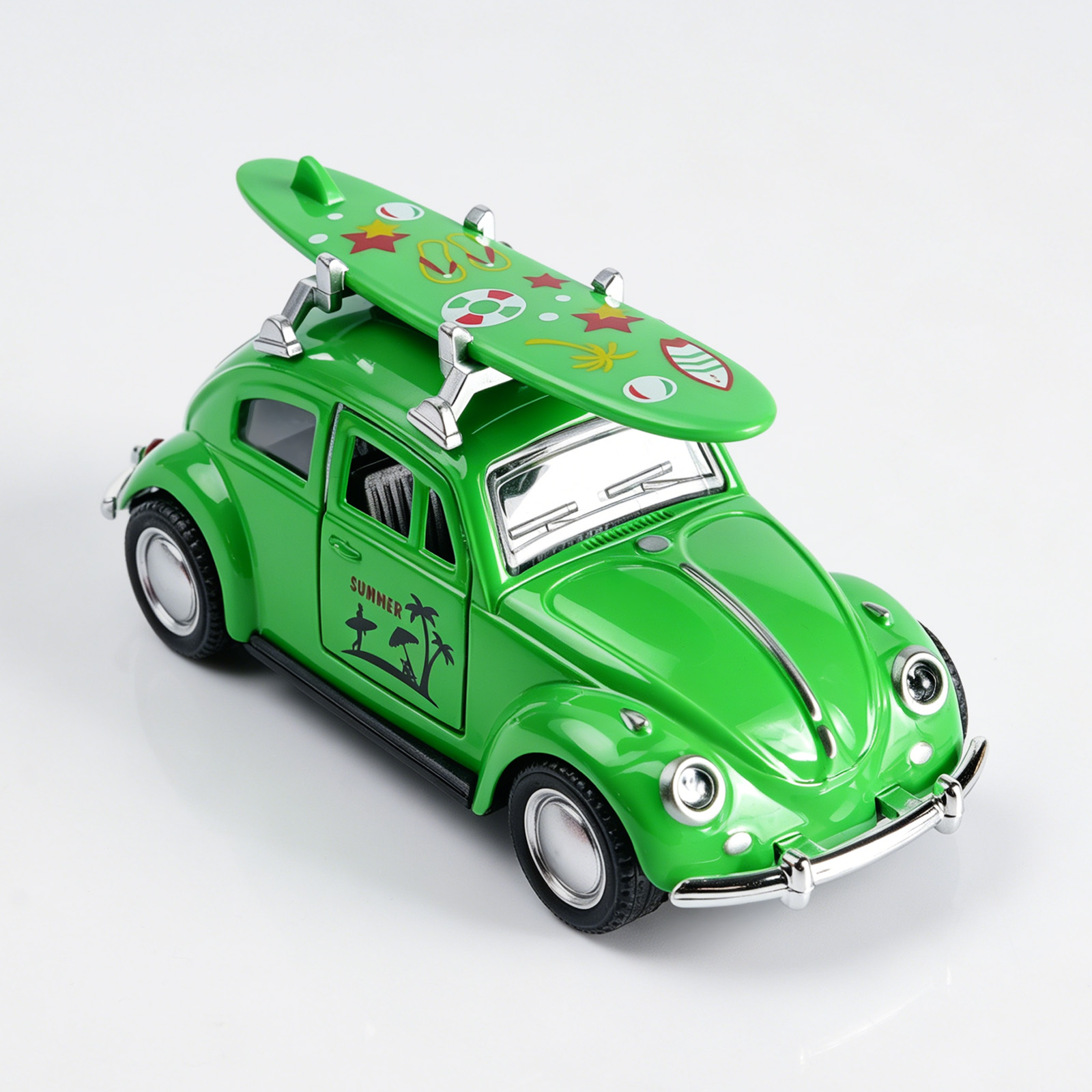 Retro Green Beetle Diecast Car - Kids Toys Cars ulasan dan harga