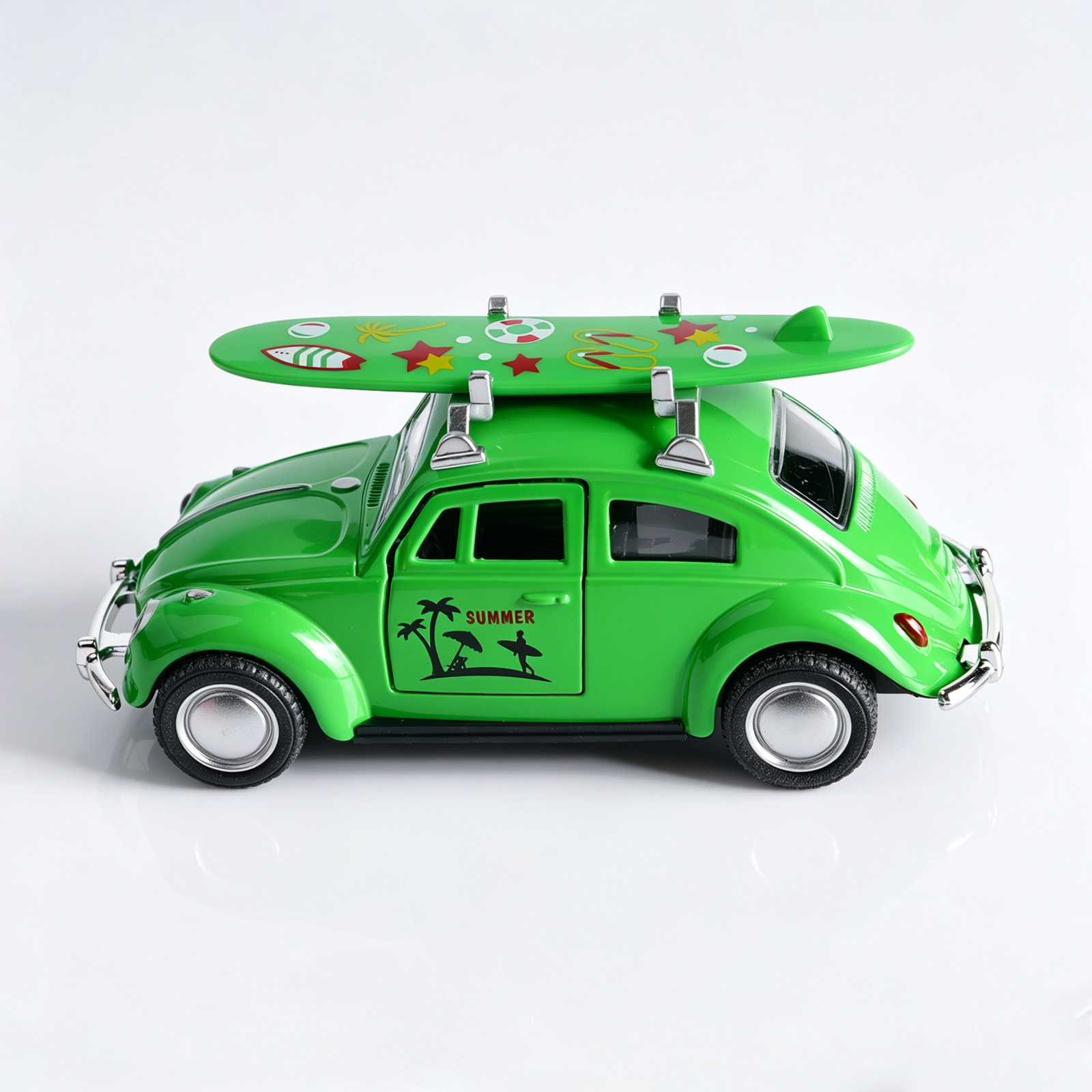 Retro Green Beetle Diecast Car - Kids Toys Cars ulasan dan harga
