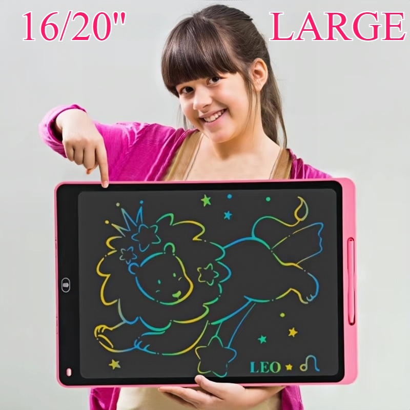 16/20inch LCD Drawing Board Wr - Learning Tablet Kids ulasan dan harga