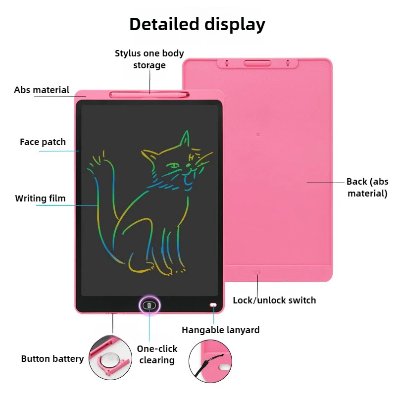 16/20inch LCD Drawing Board Wr - Learning Tablet Kids ulasan dan harga